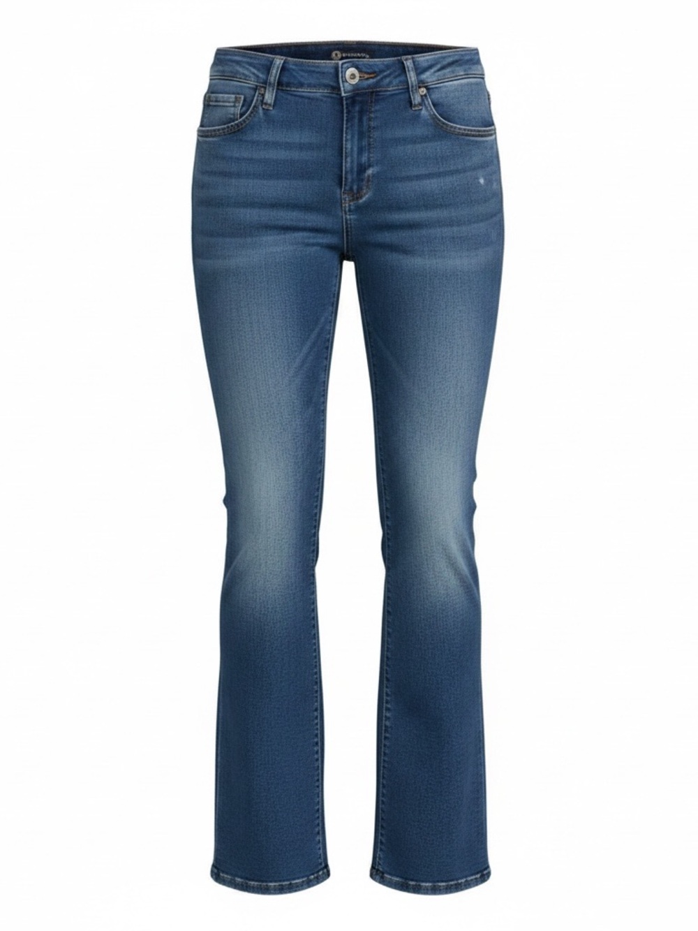 Democracy Blue Flare Jeans - Classic Mid Wash